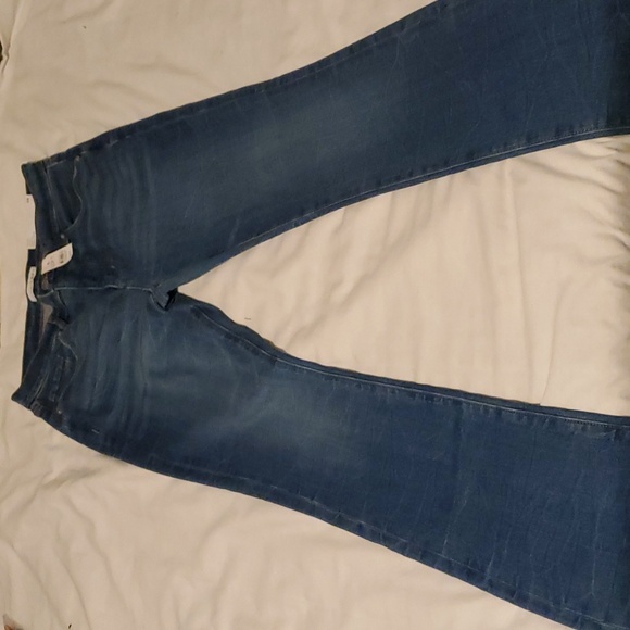 LOFT Mid Rise Boot Jeans in Vintage Dark Wash Size 28 - Picture 4 of 13